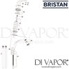 Bristan Java 1 Hole Bath Filler Spares